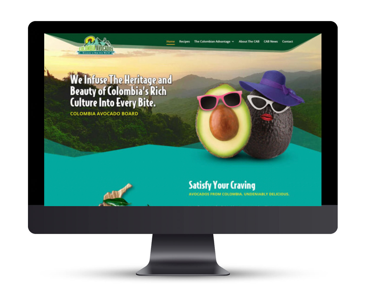 Colombia Avocado website